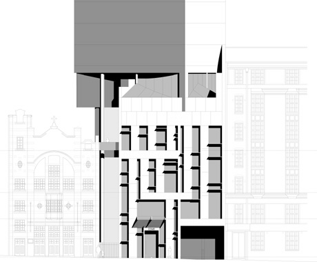 Podium Elevation: Harrington Street