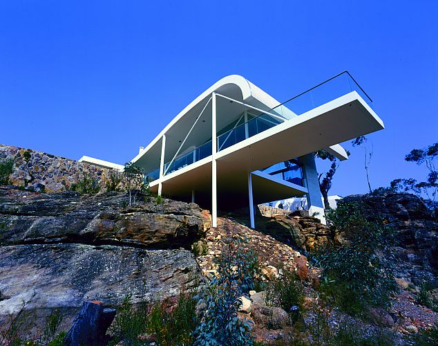 Cantilevered living terrace