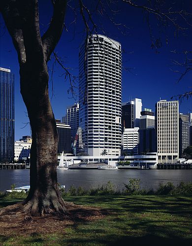 Riverside Centre viewed from across the Brisbane River