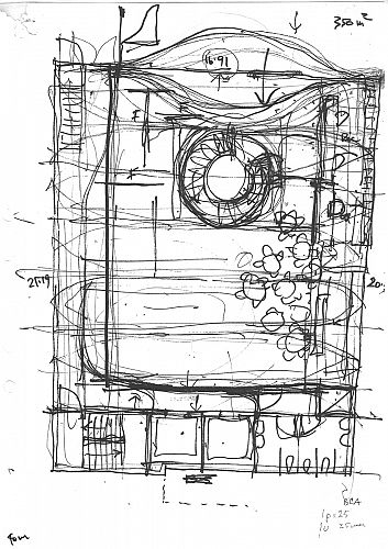 Harry Seidler sketch design