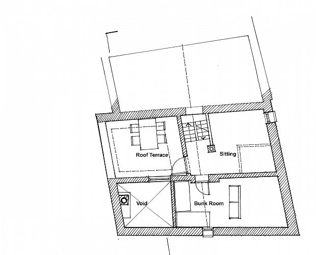 Top level and roof terrace plan