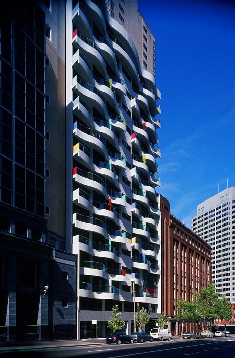 View of building in context in Goulburn Street