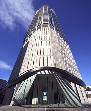 West view with Main Entrance