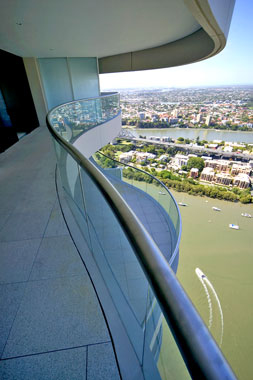 Overlapping Residential balconies