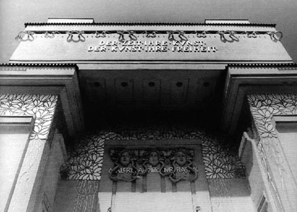"DER ZEIT IHRE KUNST… DER KUNST IHRE FREIHEIT"
(To Each Time its Art… to Art its Freedom)

a 100-year-old inscription above the entrance to the Sezession Building in Vienna