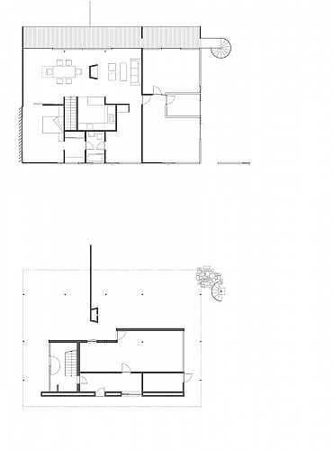 Existing floor plans from 1958 addition